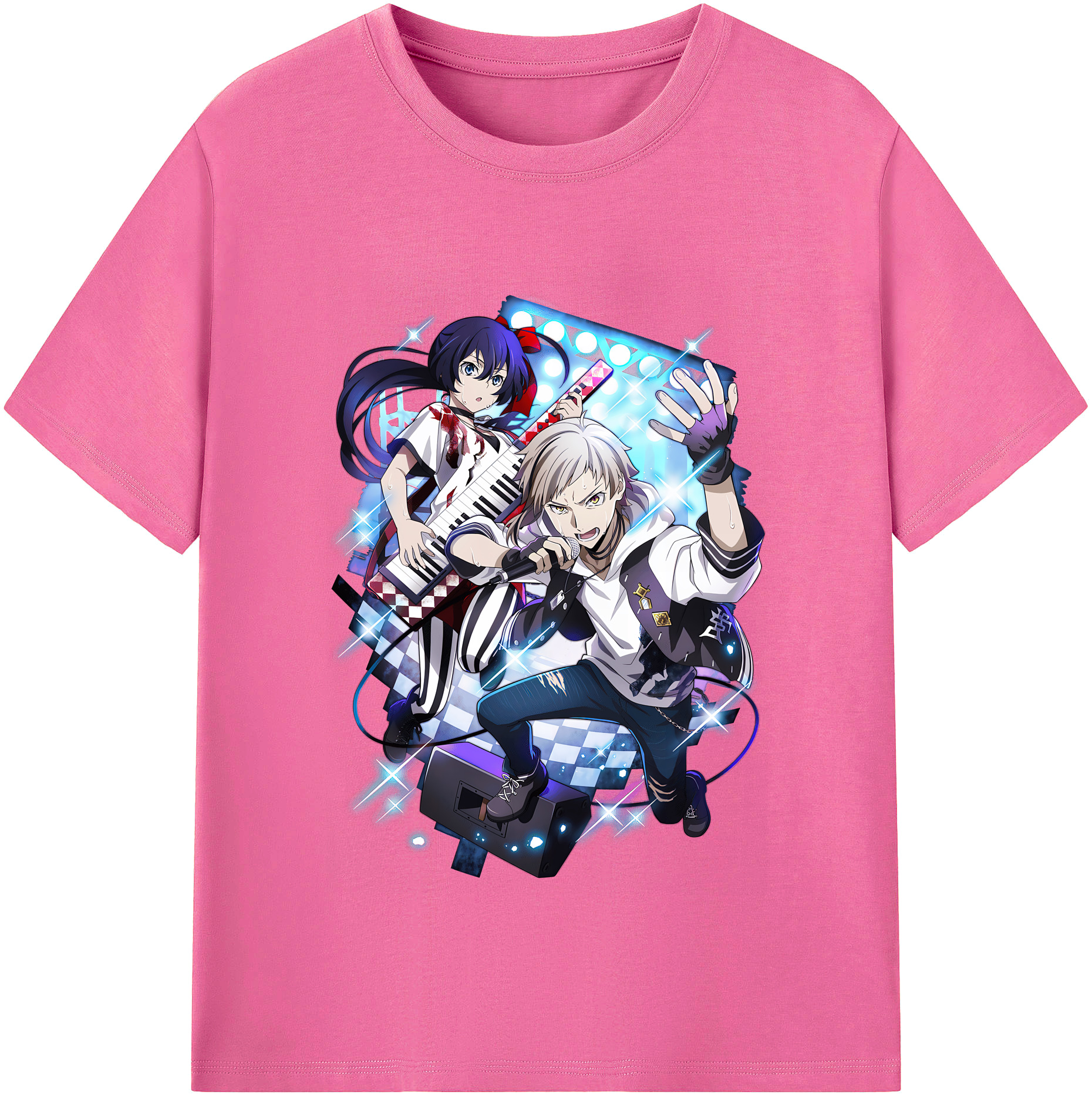 （画像用） 文豪ストレイドッグス Bungo Stray Dogs レディースカジュアルプリントTシャツ（綿100％）